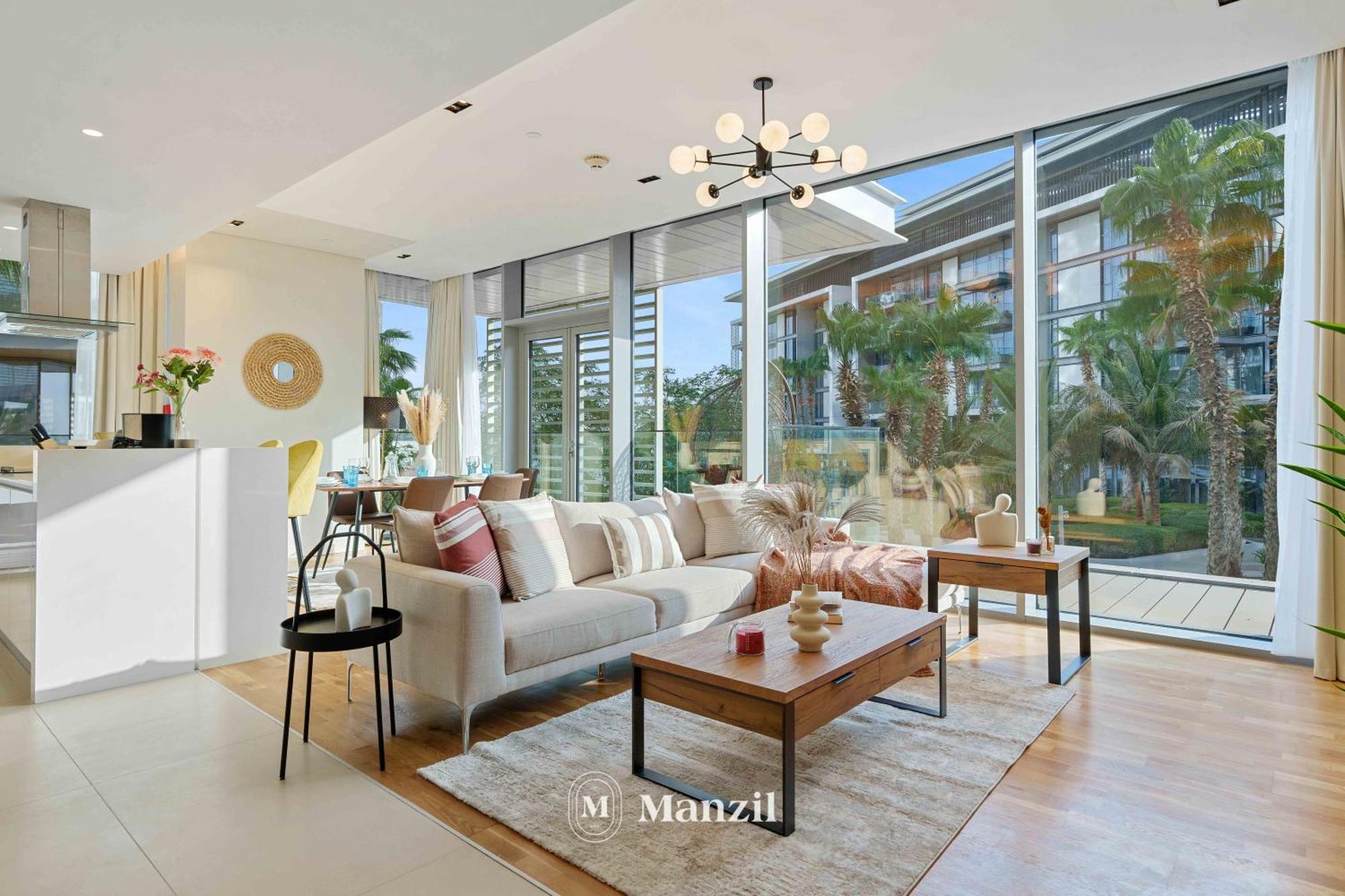 Manzil - 3br In Bluewaters Island Near Ain Apartment *