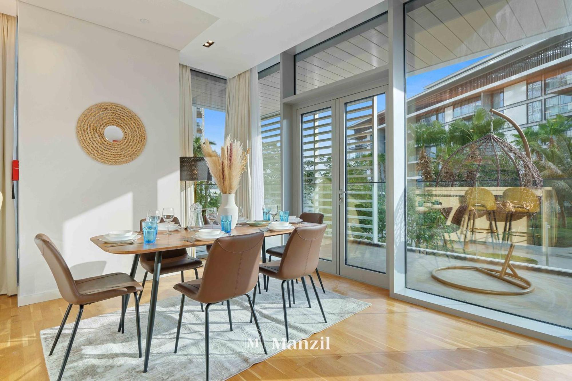 Manzil - 3br In Bluewaters Island Near Ain Apartment *